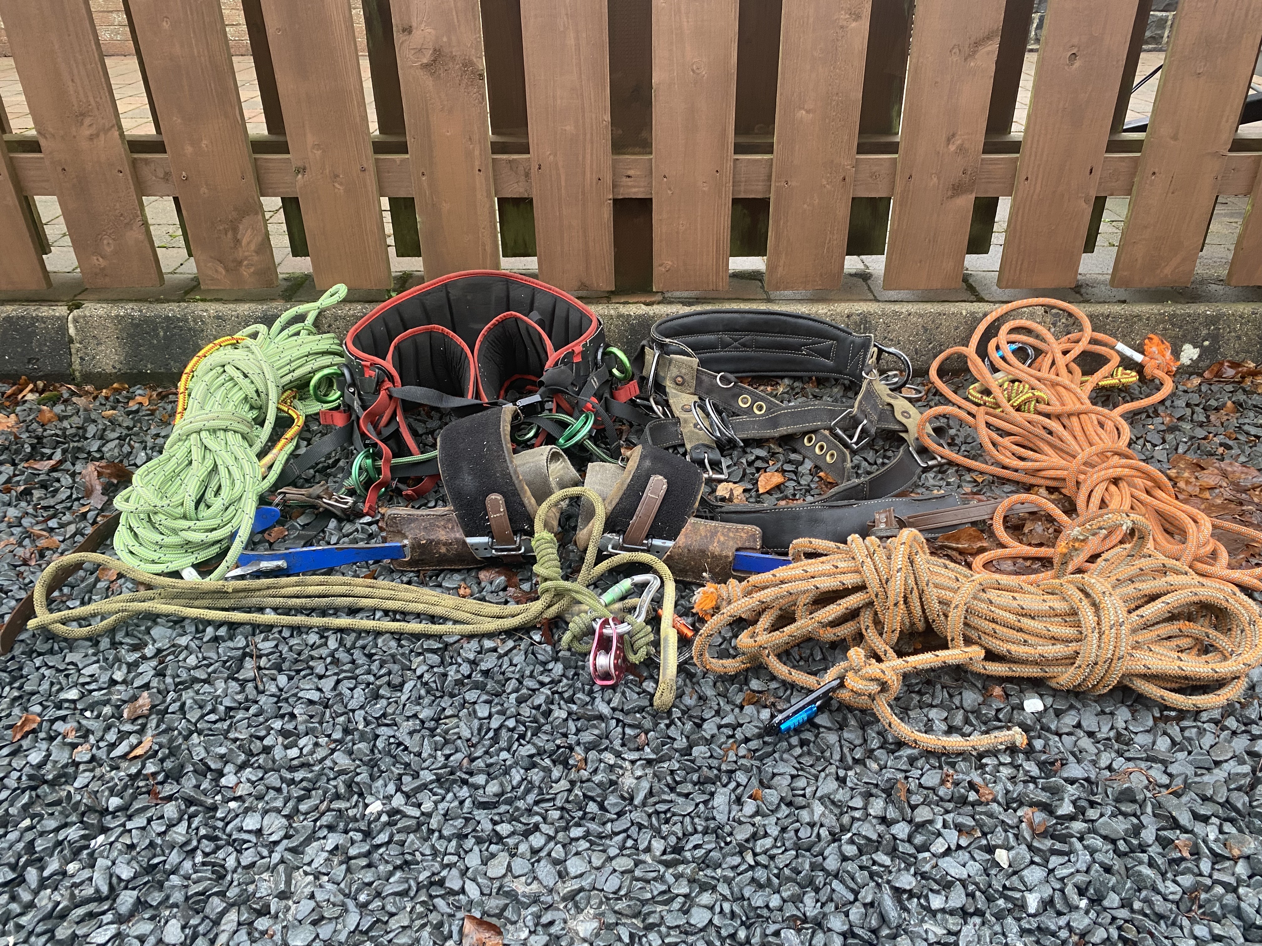 Professional climbing and rigging equipment