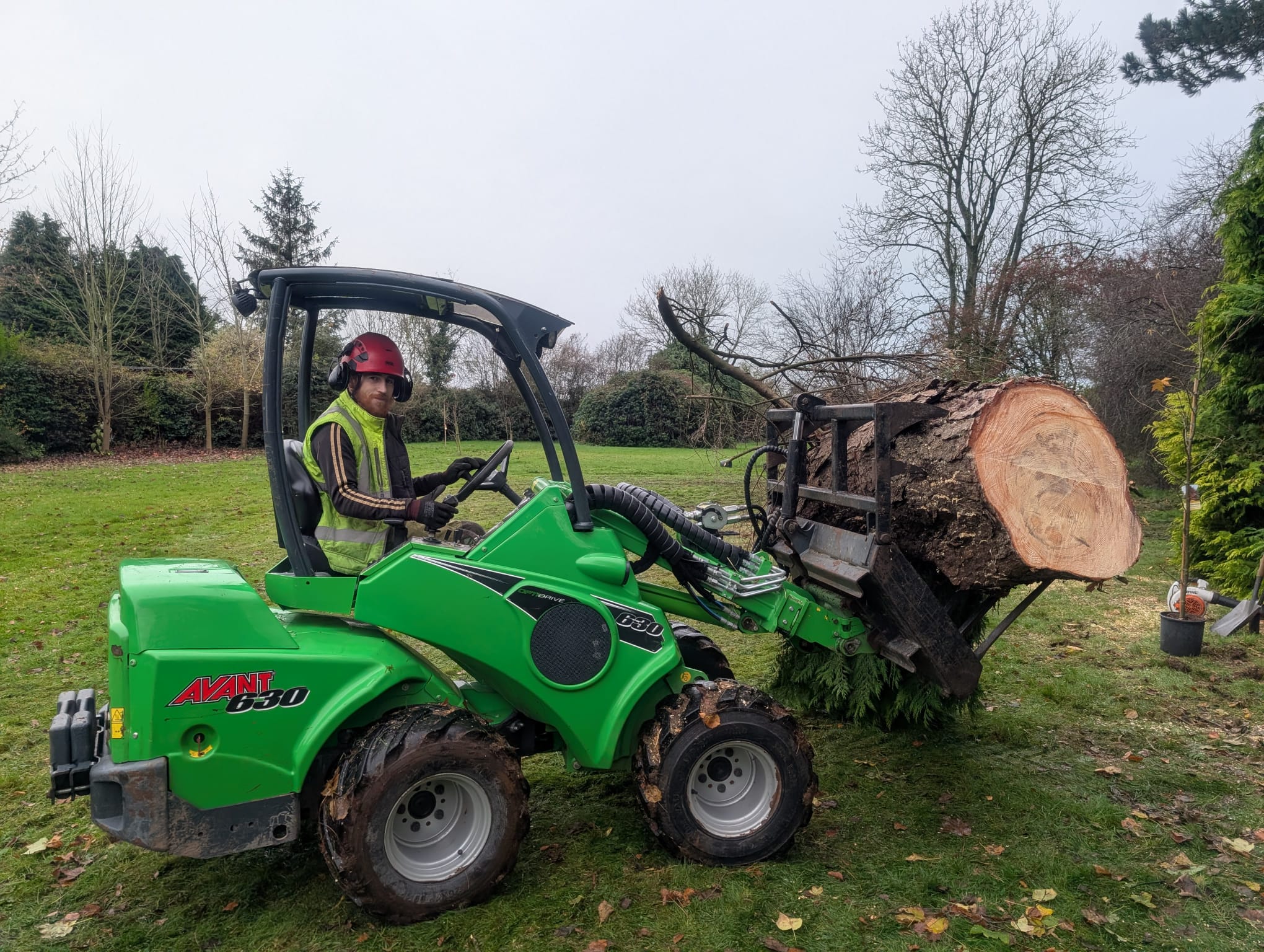 Professional stump grinders and chippers